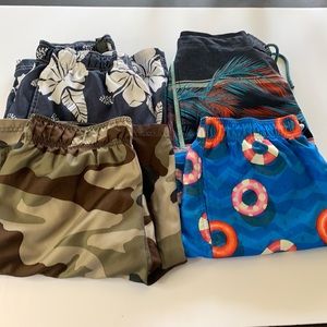 Swimming Trunks Lot (4) Men’s Medium.